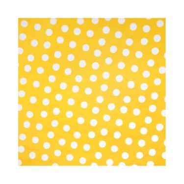 Imagem de Guardanapo de Papel Poá Amarelo Ti-Flair 24x24cm