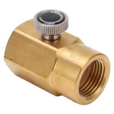 Imagem de Adaptador de Recarga do Cilindro de CO2, Conector de Latão Com Anéis de Junta, para Tanques Grandes Com CGA320, Fácil de Operar