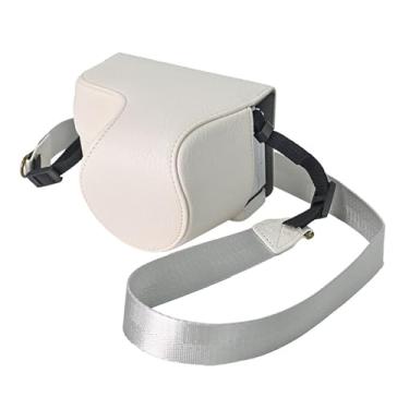 Imagem de Rieibi Capa Protetora De Couro Para Câmera Sony Zv-E10 Ii Alpha, Compatível Com Lentes 16-50 Mm, Alça Ombro