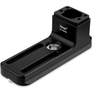 Imagem de Haoge LF-S480 Pé de substituição de colar de lente para Sony FE 400-800 mm f/6.3-8 G OSS Placa de suporte de base de liberação rápida tipo Arca embutida