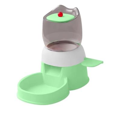 Imagem de Fenteer Dispensador Automático de Ração para Pets com Janela de Visualização, Verde