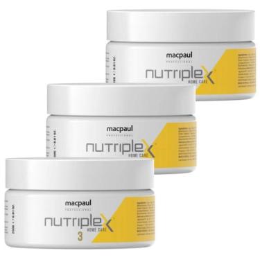 Imagem de Macpaul Mascara Nutriplex Kit 3 unidades Mac Paul