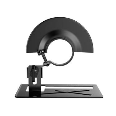 Imagem de Generic Conjunto de suporte de esmerilhadeira angular, inclui suporte de corte ajustável e protetor espesso (furo de 4,65 polegadas), para rebarbadoras angulares de 10 cm