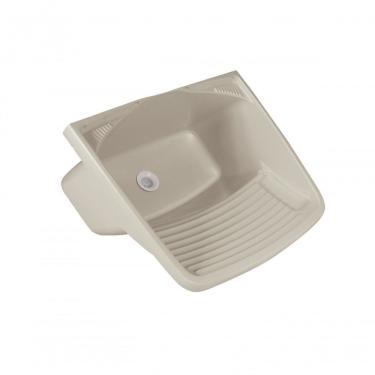 Imagem de Tanque Plastico Lavar Roupa 24 Litros Bege - Metasul