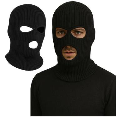 Imagem de Balaclava Touca Ninja de Lã Térmica Quentinha Para Motoqueiros e Profi