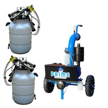 Imagem de Ordenhadeira copleta móvel com 2 conjuntos de ordenha bv 300lts - PRIM