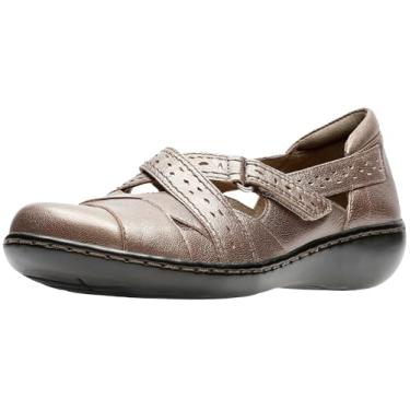 Imagem de Clarks Ashland Spin Q Mocassim feminino sem cadarço, estanho, 41