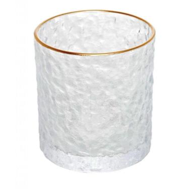 Imagem de Copo Whisky Cristal Borda Dourada 340 Ml - Lyor