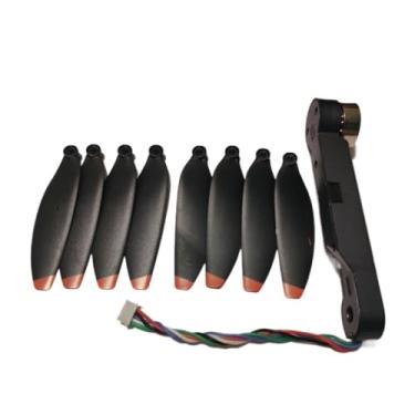 Imagem de Drone 4K HD Fotografia Aérea Laser Evitar Obstáculos GPS Dobrável RC Quadricóptero Motor Sem Escovas Peças de Hélice (Lâmina frontal um braço)