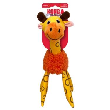 Imagem de Brinquedo Floofs Shakers Pelúcia Girafa Com Apito Para Cachorro Médio