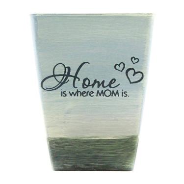 Imagem de Mini Vaso De Planta Cachepot Estampado Decorado 16cm