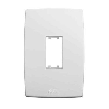 Imagem de Espelho 4 X 2 1 Módulo Vertical Linha Mec Plus 190x80x20mm - Mectronic