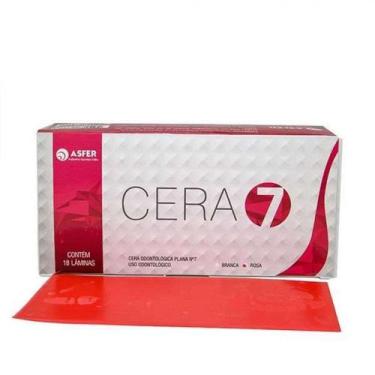 Imagem de Cera 7 Rosa C/18 Lâminas - Asfer