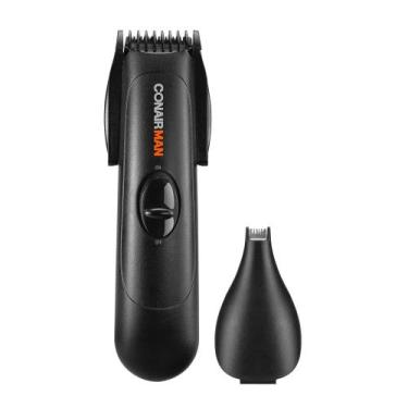 Imagem de Aparador conair de pelos 2 em 1 barba e bigode preto gmt100br