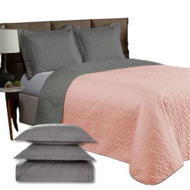 Imagem de Kit 2 Pçs Cobre Leito Solteiro Clara Dupla Face - MR Enxovais