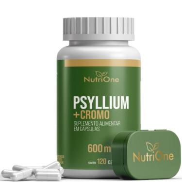 Imagem de Psyllium + Picolinato De Cromo 120 Cápsulas 600Mg - Nutrione