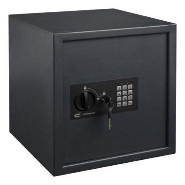 Imagem de Cofre Digital 40 L Senha E Chave 40X35X36Cm Sobrepor Aço - Standers