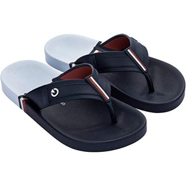 Imagem de Chinelo Masculino Grendene Cartago Atenas 11849 Grendene Cartago Atenas 11849 - Vm/Azu/Bco 39