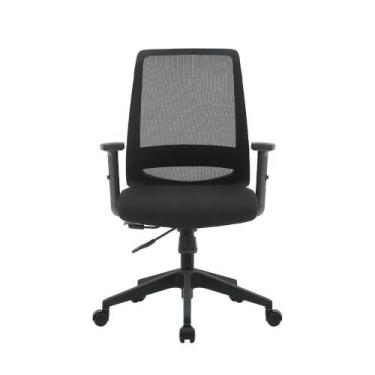 Imagem de Cadeira Escritório Diretor Estofada NR17 Braços Reguláveis - Fratini E