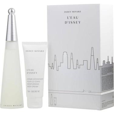 Imagem de Cx De Presente Feminino L`eau D`issey Issey Miyake Eau De Toilette Spray 100 Ml + Body Cream 76 Ml (travel Offer)
