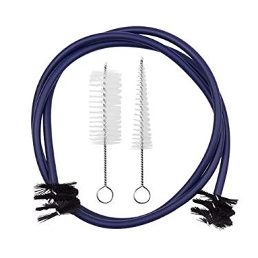 Imagem de LiebeWH Kit de Limpeza de Trompete Bocalista de Bocal Escova Flexível Válvula de Cobertura Acessório de Cuidados de Manutenção para Trompete Bocal