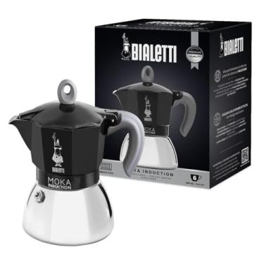 Imagem de Bialetti, Indução Moka, Preto, 6 Cups
