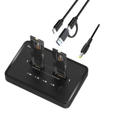Imagem de Docking Station Usb C M.2 Nvme E M2 Ngff Sata Função Clone