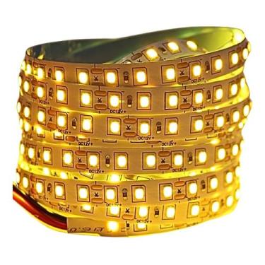 Imagem de Fita Led Âmbar Laranja 120 Leds/m 3528 Ip20 5m 12v P4