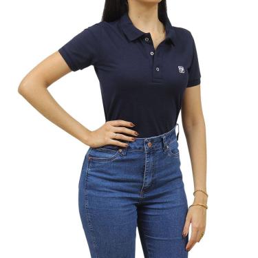Imagem de Camisa Gola Polo Feminina Azul Marinho Cowboy Winner 37687