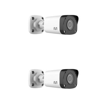 Imagem de 2x Camera IP Bullet POE 30mt 2MP 2,8mm IP67 IB230 -GS0551
