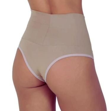 Imagem de Calcinhas Pós Parto Gestante Maternidade Modeladora Cintura Alta Cós D