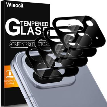 Imagem de Wiaocit Pacote com 4 protetores de lente de câmera de vidro temperado para Google Pixel 10 Pro Fold, dureza 9H, antiarranhões, compatível com capas
