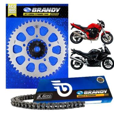 Imagem de Kit Relação Completo Brandy Para Moto - Suzuki Gsf 650 Bandit 2007 Até