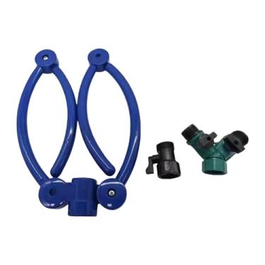 Imagem de Bothyi Aspersor de água para árvores 360 com divisor de mangueira em Y, de irrigação de raízes de árvores em círculo de jardim, anel de irrigação de