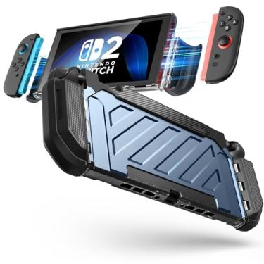 Imagem de SUPCASE Capa Para Nintendo Switch 2 2025 (Unicorn Beetle Pro), [Proteção de nível militar] [Controladores Magnéticos Joy Con] Acessórios de capa integrada encaixáveis para Switch 2 (Azul)