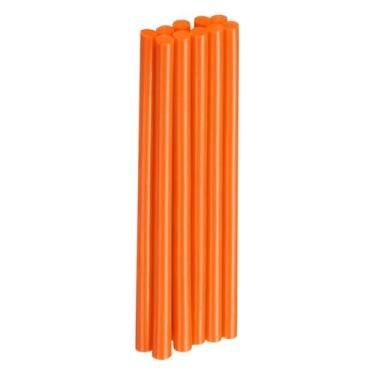 Imagem de HARFINGTON 10 peças de bastões de cola quente de 0,7 cm de diâmetro x 15 cm de comprimento EVA mini adesivo adesivo hot melt para pistola de derretimento a quente, madeira, plástico, vidro, flores