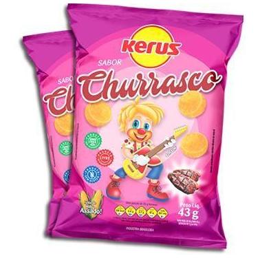 Imagem de Salgadinho kerus 43g churrasco c/10