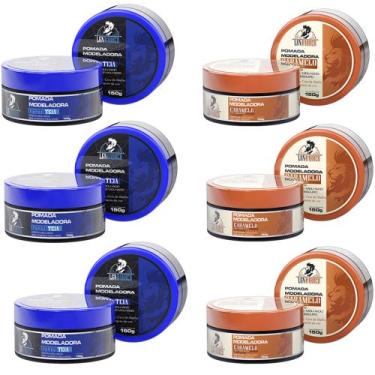 Imagem de 3 Cera de pentear teia 150g + 3 Cera de pentear caramelo 150g - LGN Ba