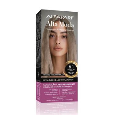 Imagem de Tintura Creme Altamoda Alfaparf Vison 8.1 Kit - Alta Moda
