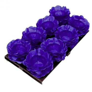 Imagem de Forminha De Flor Gardenia Azul Vivo Nb - 40 Un - NB FORMAS