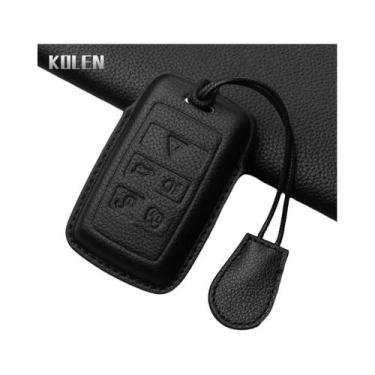 Imagem de Capa De Chave De Carro De Couro Para Land Rover Range Rover Discovery 