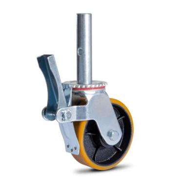 Imagem de Rodas Para Andaimes Tubular Com Trava Em Pu 6x2 350 Kg - COLSON