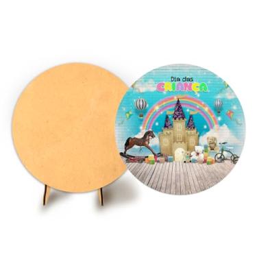 Imagem de Painel 50cm C/Elastico Dia das Crianças + Suporte MDF (CRI0001)