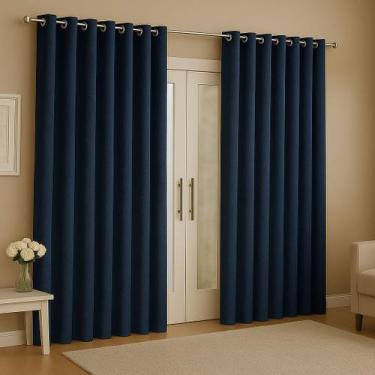 Imagem de Cortina Para Sala Ou Quarto Grande 3,00x2,50 metros Ideal Sala Quarto 