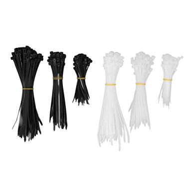 Imagem de Cabo Zip Laços Auto Bloqueio Nylon Laços Assorted Tamanhos de Gerenciamento de Fios para Home Office Jardim Garagem Oficina Organizando Fiação Elétrica Luzes Pingente Banners