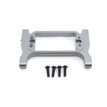 Imagem de Aluminum Front Steering Servo Mount for RC 1/10 Scale TRX-4 Crawler Car Upgrade Parts (Titanium Color)