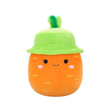 Imagem de Squishmallows Original 8in Caroleena The Orange Carrot with Bucket Hat – Official Jazwares Plush (Little)