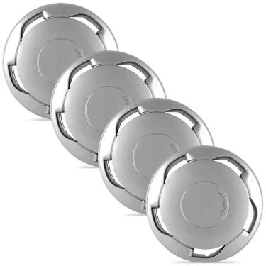Imagem de Jogo 4 Calota Modelo Orig Univer Volkswagen Prata Aro 13