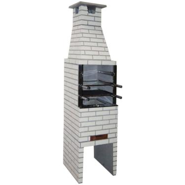 Imagem de Churrasqueira de Concreto Pré-Moldada com 55cm Tijolinho Areia - 1000041 - ATACADAO LAZER