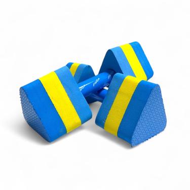 Imagem de Scalibu Sports, Halteres Hidroginastica, Natação, 2 a 3 kg, Azul/Ama, Par